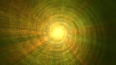 4K金色粒子佛光光线旋涡旋转背景视频的预览图